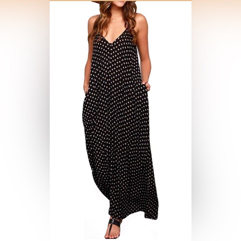 Lulus
Yours Tule Black Floral Print
Maxi Dress new with tags, never worn. s/m